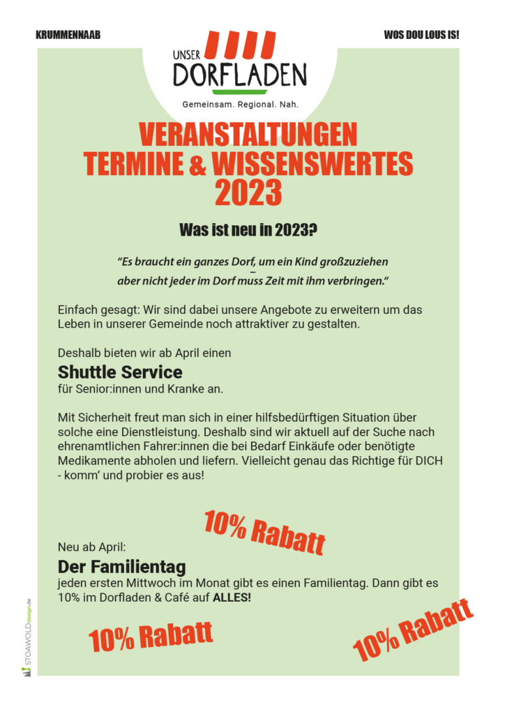 Wissenswertes - Was ist neu 2023